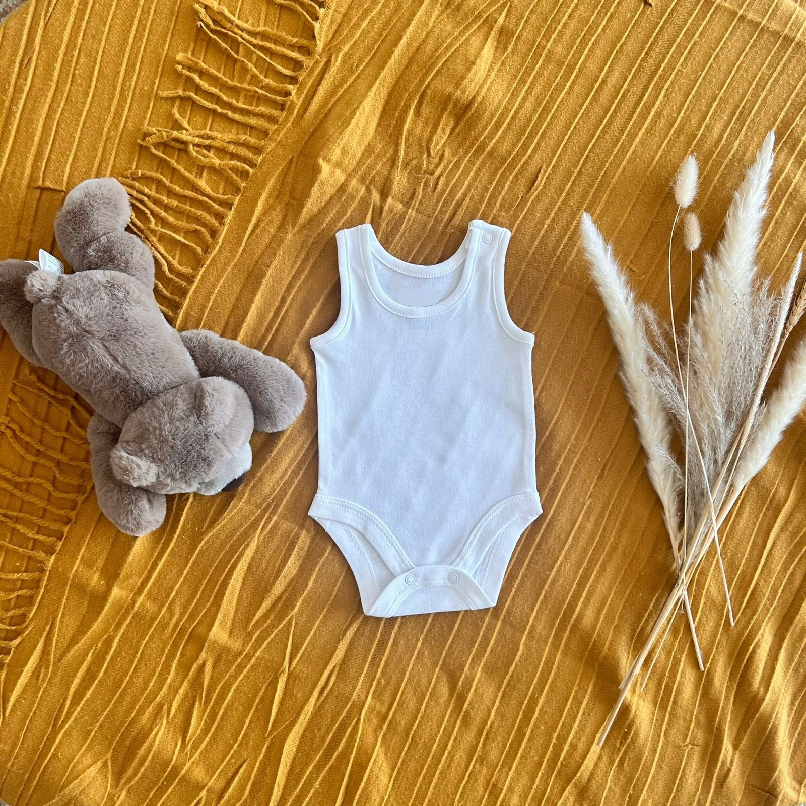 Basic Bodysuit Sleeveless Original Fabric