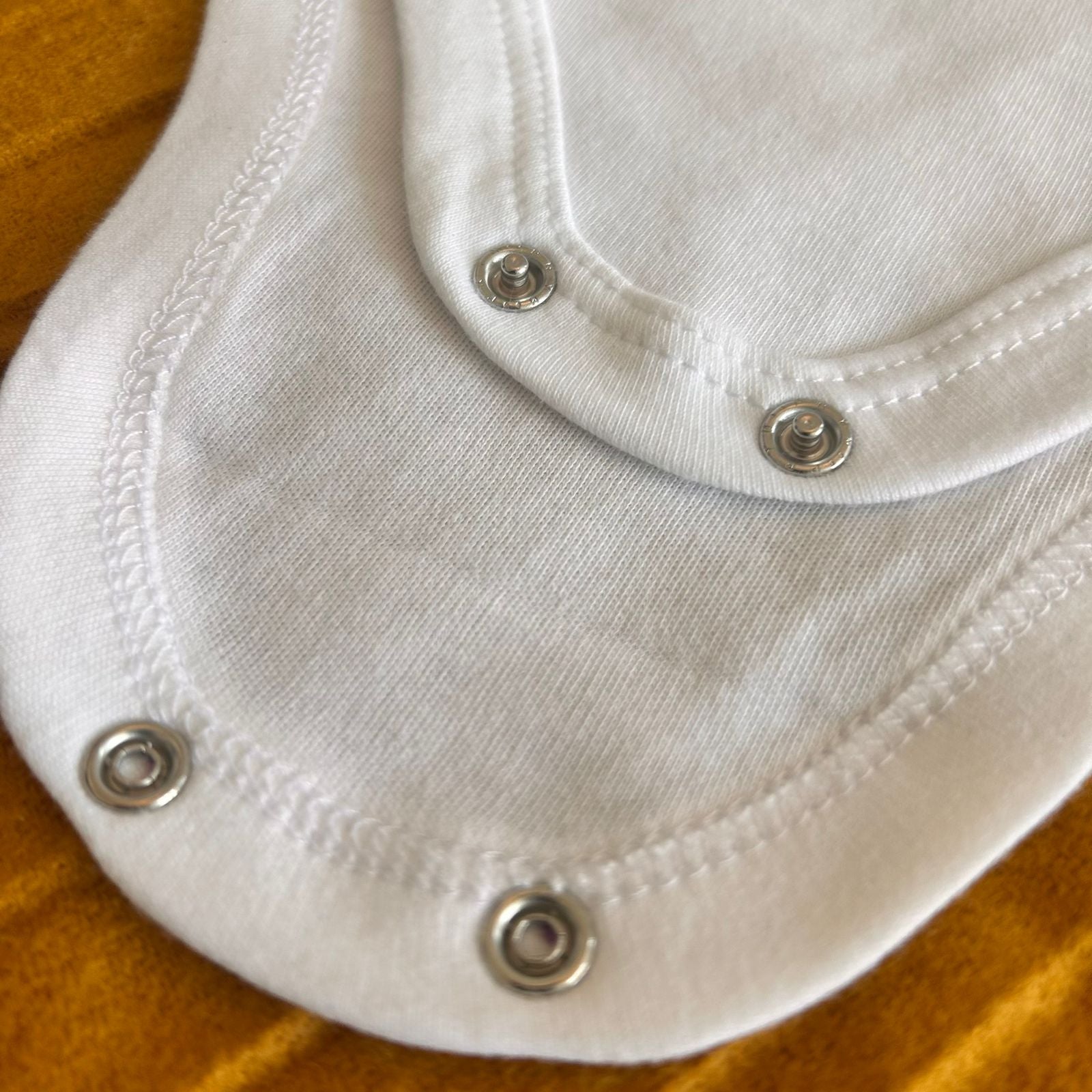 Basic Bodysuit Snap Button Close-Up