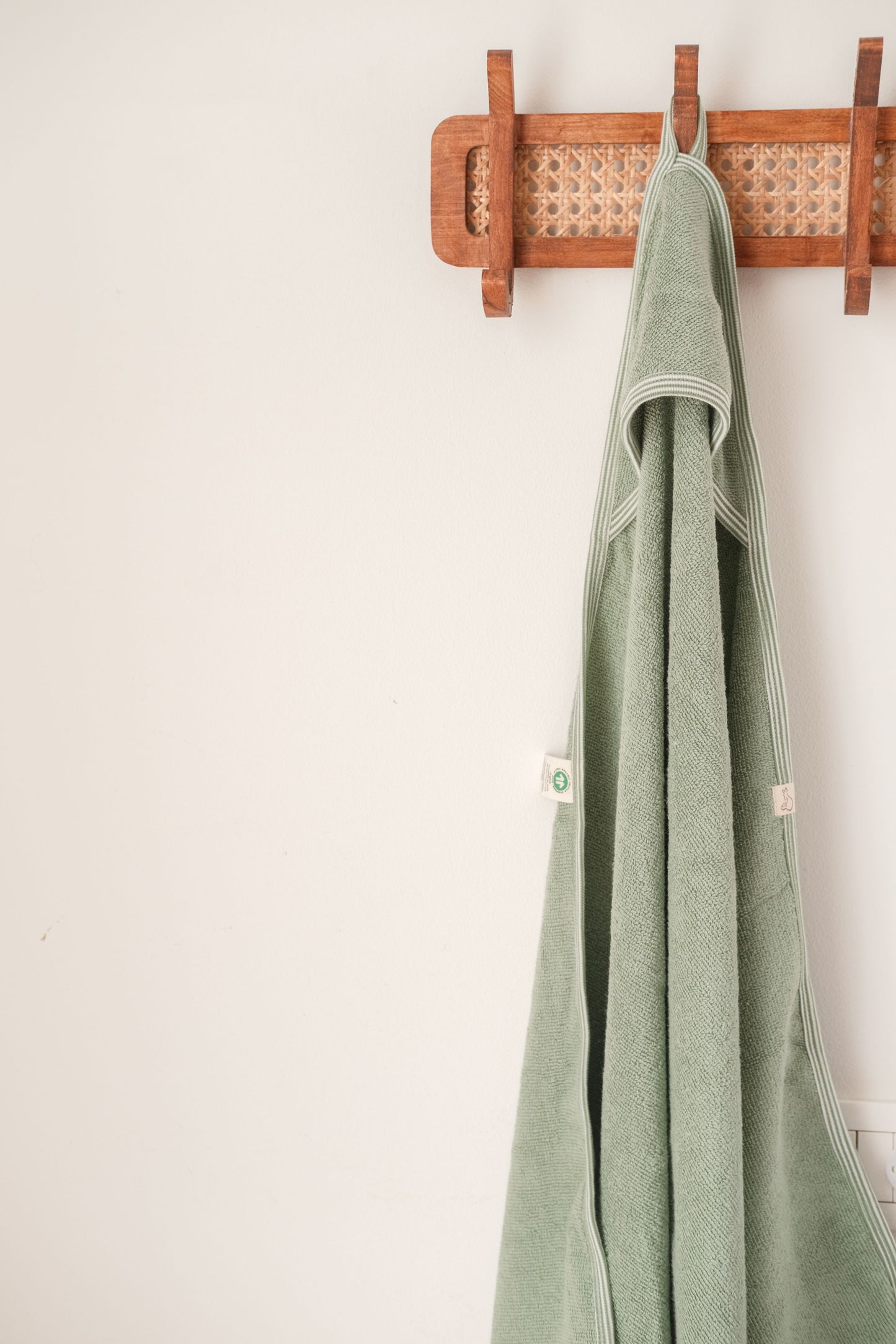 Mint Green Hooded Towel 2